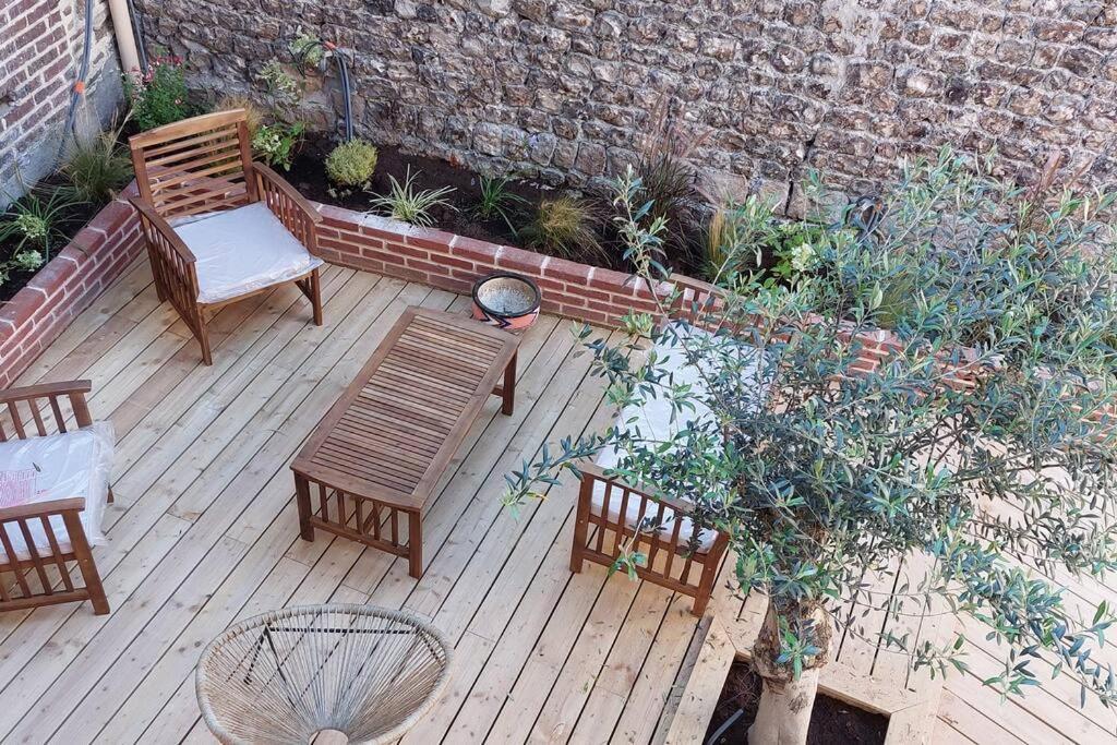 Tres Bel Appartement Au Pied Du Port L'Albatre Saint-Valery-en-Caux Bagian luar foto