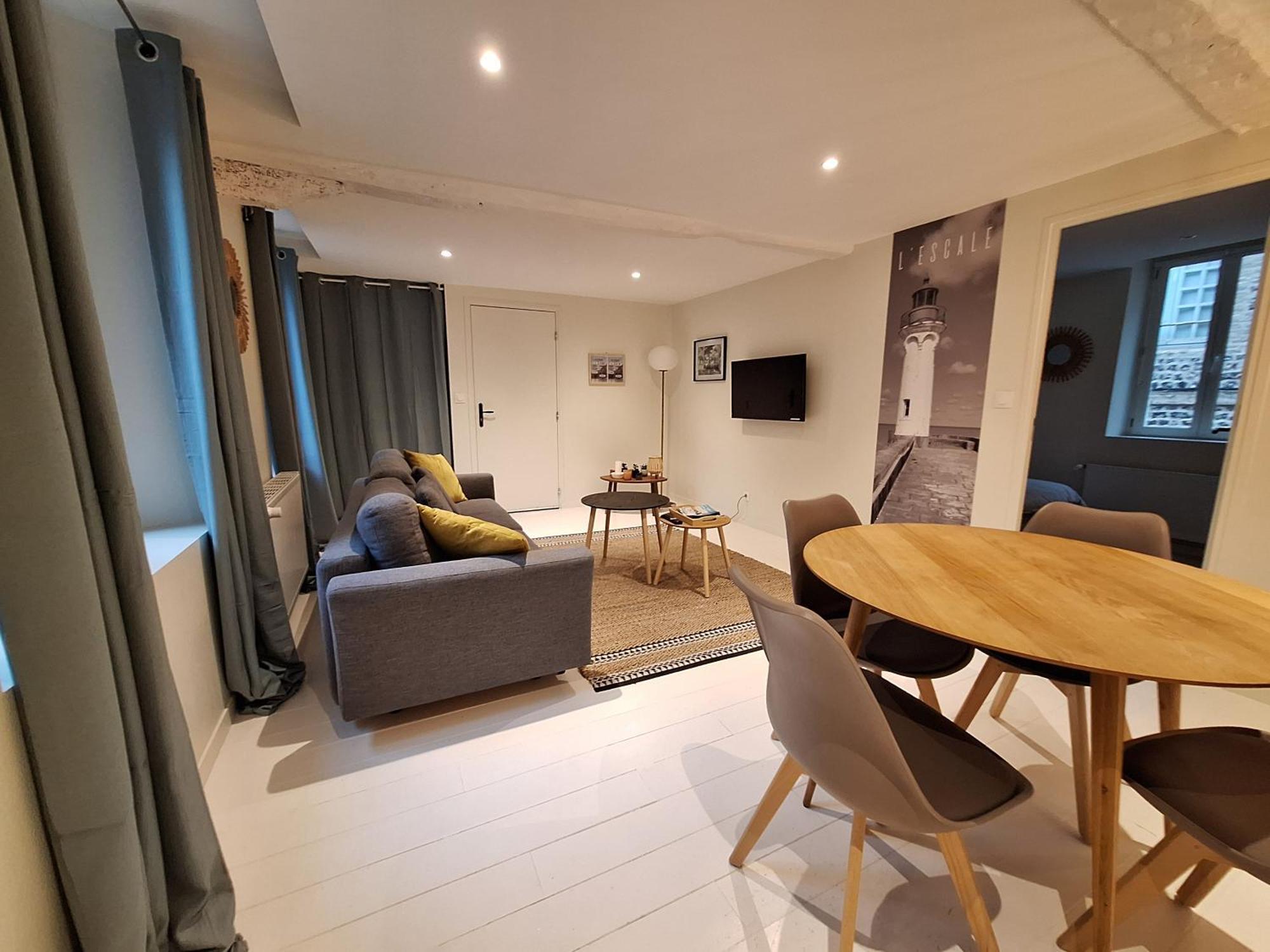 Tres Bel Appartement Au Pied Du Port L'Albatre Saint-Valery-en-Caux Bagian luar foto